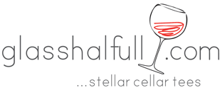 glasshalfull tshirts logo